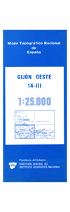 imagen mapa topogr&aacute;fico Gij&oacute;n Oeste